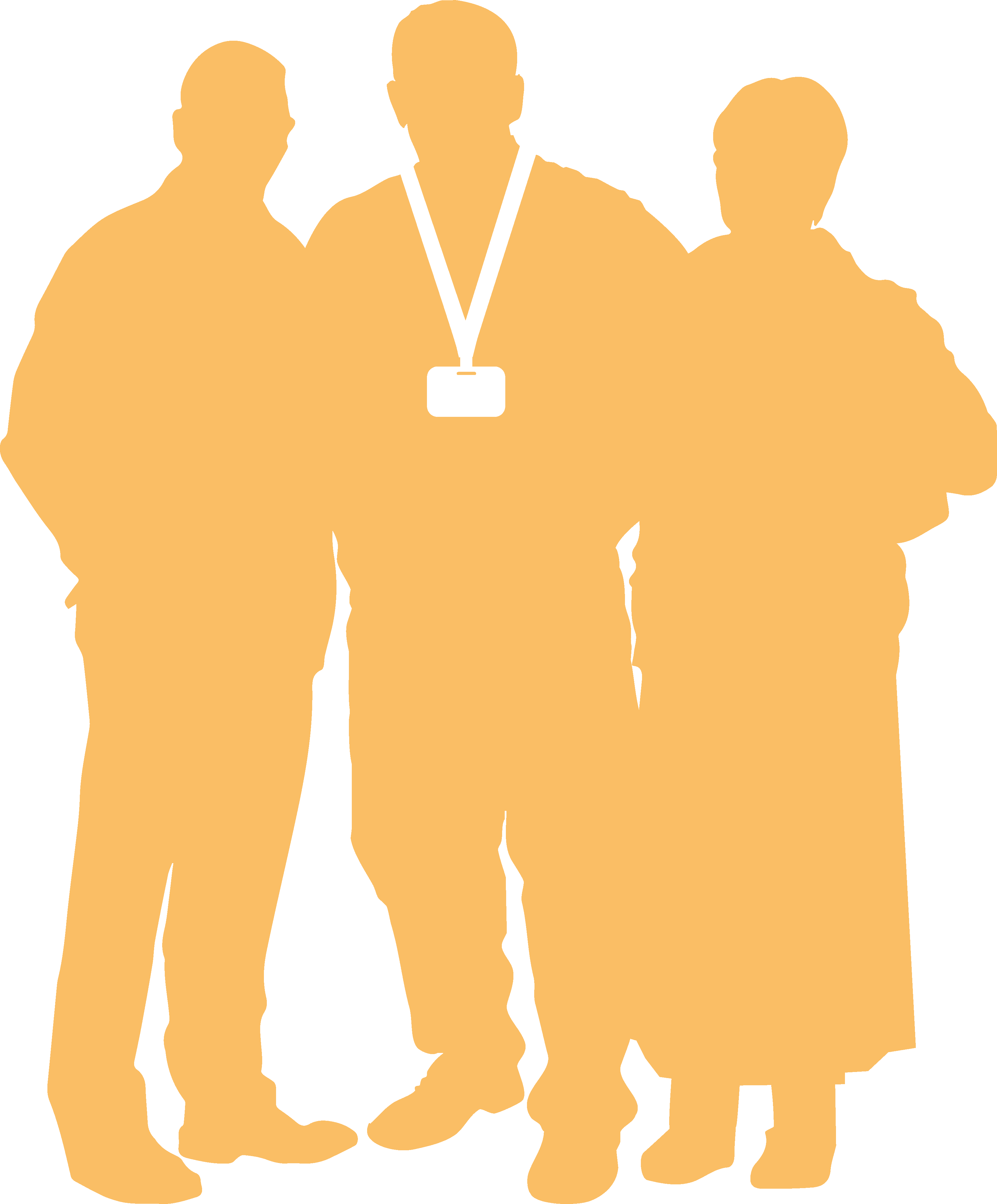 volunteering silhouette